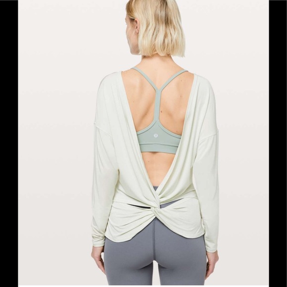 lululemon athletica Tops - NWOT Full Of Grace Long Sleeve Ocean Mist